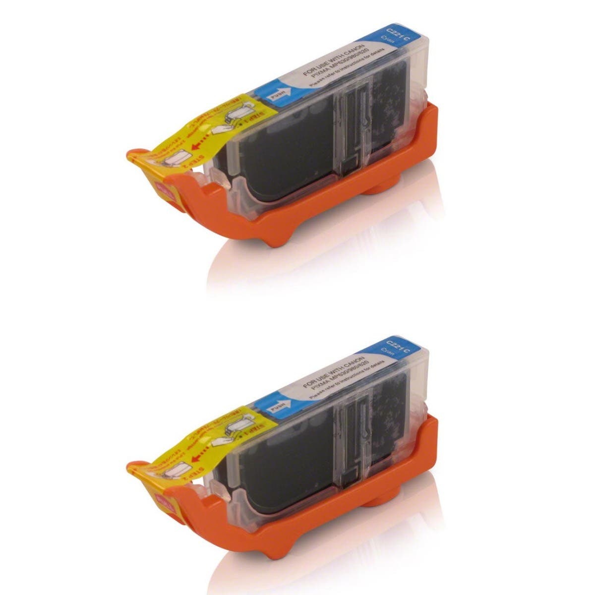 Canon CLI-221C Cyan Compatible Ink Cartridge Twin Pack